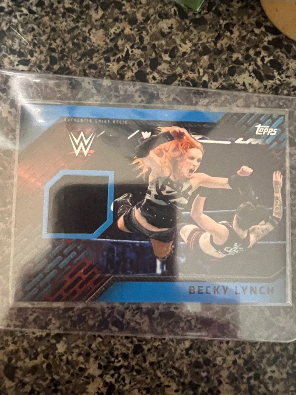 2018 Topps WWE Becky Lynch T-shirt Relic 12/25 Card